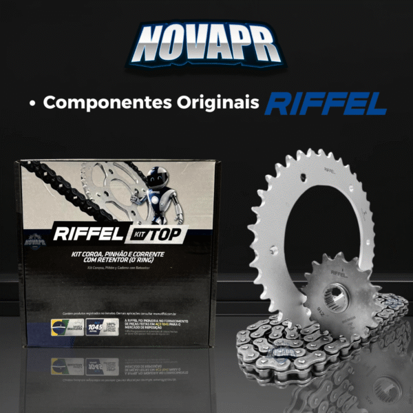 KIT G310 [R/GS] (16-24) 40Z X 16Z C/ CORRENTE O'RING REMANCHADA 520HO X 112L - TOP (1045) - Image 8
