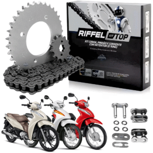 KIT BIZ 125 (05-24) / BIZ 110I (16-24) 34Z X 14Z C/ CORRENTE O-RING 428HO X 106L - TOP (1045)