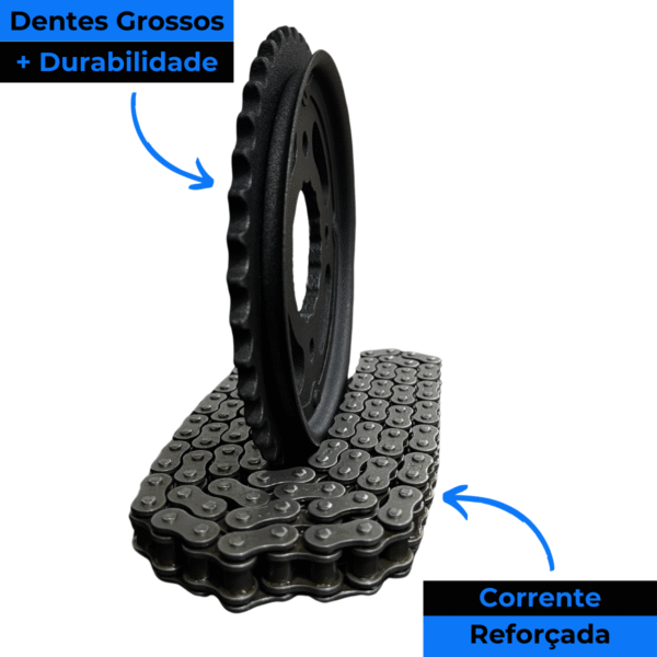 KIT DE RELACAO TRANSMISSAO COMPLETO XTREME H04008X CG 160 - Image 4