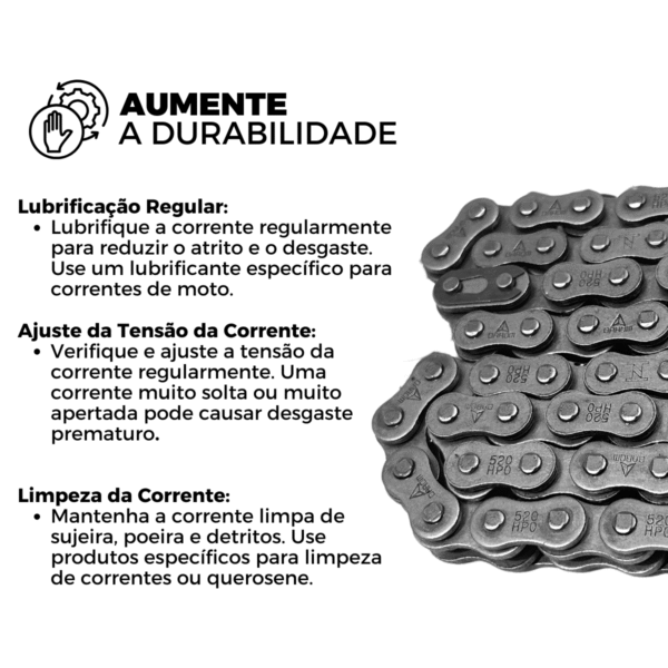 KIT TRANSMISSAO DAROM  COM RETENTOR XRE 300 09/ - Imagem 4