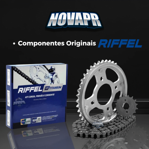 KIT CG 160 [TITAN/FAN/START/CARGO] (16-24) / CG 150 [START/CARGO/TITAN/FAN] (04-16) 44Z X 15Z C/CORRENTE 428H X 118L C/A - Image 5