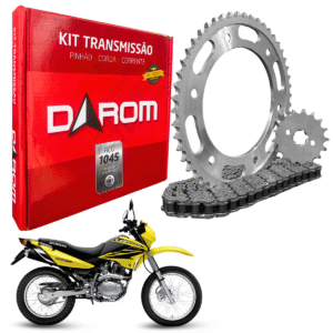 KIT TRANSMISSAO DAROM BROS 150 2003 ATÉ 2015