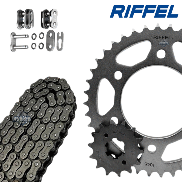KIT FACTOR 150 (16-24)  / YBR 125I FACTOR (17-24) / FAZER 150 (14-24) 39Z X 14Z C/ CORRENTE O'RING 428HO X 124L - TO - Imagem 7
