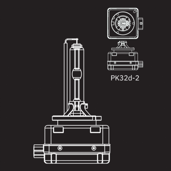 LAMPADA XENON KX3 D1S 35W 5500K ALTA PERFORMACE - Imagem 4