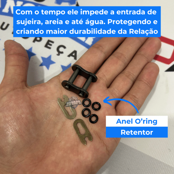 KIT TRANSMISSAO DAROM  COM RETENTOR XTZ CROSSER 150 - Imagem 6