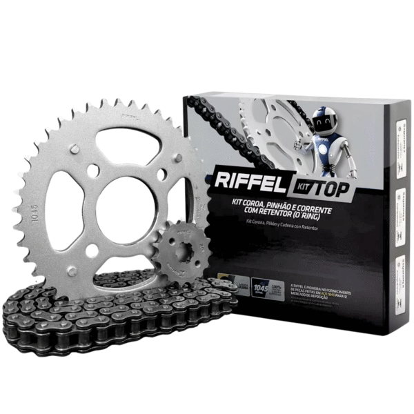 KIT CG 160 [TITAN/FAN/START/CARGO] (16-24) / CG 150 [START/CARGO/TITAN/FAN] (04-16) 44Z (C/ ANEL) X 15Z C/ CORRENTE O-RI