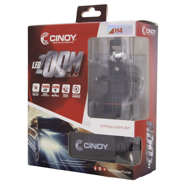 LAMPADA DE LED ZOOM SLIM H4 - CINOY - Image 2