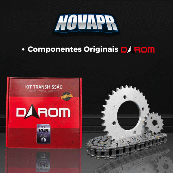 KIT TRANSMISSAO DAROM  COM RETENTOR BIZ 125 05/ - Image 6