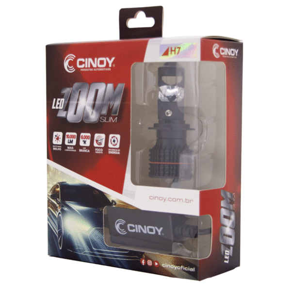 LAMPADA DE LED ZOOM SLIM H7 - CINOY - Image 3