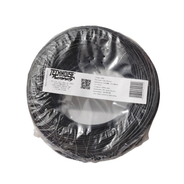 CABO FLEXIVEL - TECHNOISE - 1,50 MM x 100M - PRETO - Imagem 3