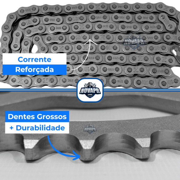 GSW065R KIT COROA/PINHAO/CORR. CRF 250 F C/ RETENTOR - Image 4
