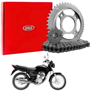 KIT DE RELACAO TRANSMISSAO COMPLETO XTREME STANDARD CG 125  H01190XS