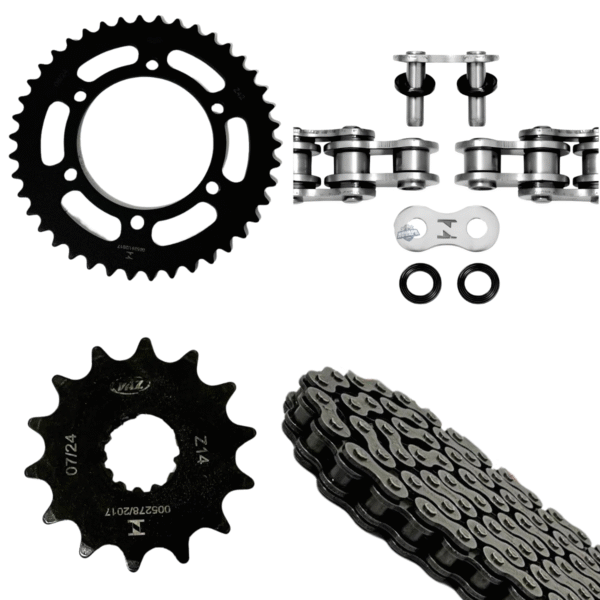 KIT DE RELACAO TRANSMISSAO COMPLETO XTREME Z300 NINJA 300 K02372X - Image 7