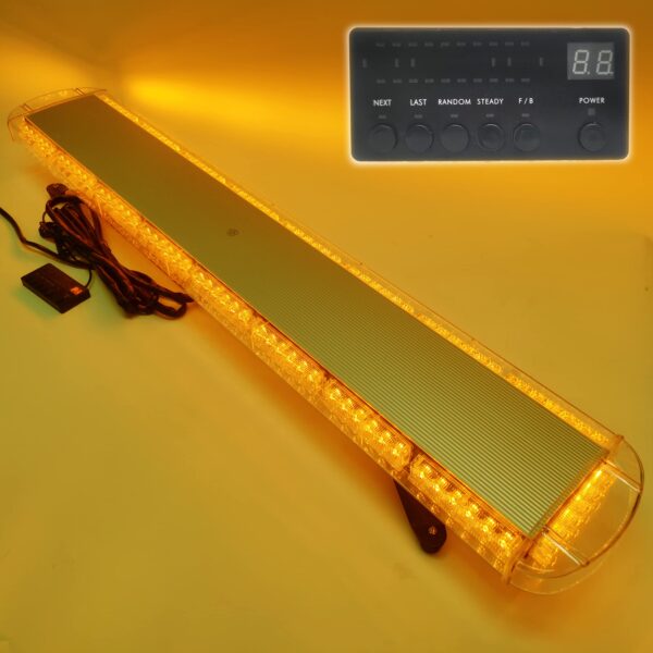 Giroflex Com Controlador 252leds - 48" 1,20 metros - 12-24v - Ambar - YL - Imagem 2