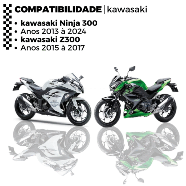 KIT DE RELACAO TRANSMISSAO COMPLETO XTREME Z300 NINJA 300 K02372X - Image 2