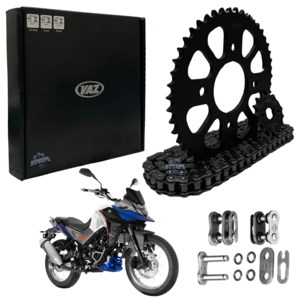 KIT DE RELACAO TRANSMISSAO COMPLETO XTREME D00371X NH 190 DAFRA