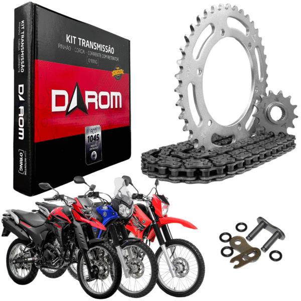 KIT TRANSMISSAO DAROM  COM RETENTOR XTZ LANDER 250 09/