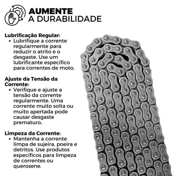 KIT DE RELACAO TRANSMISSAO COMPLETO XTREME Y04611X FZ15 ABS 2023 Em Diante - Image 7