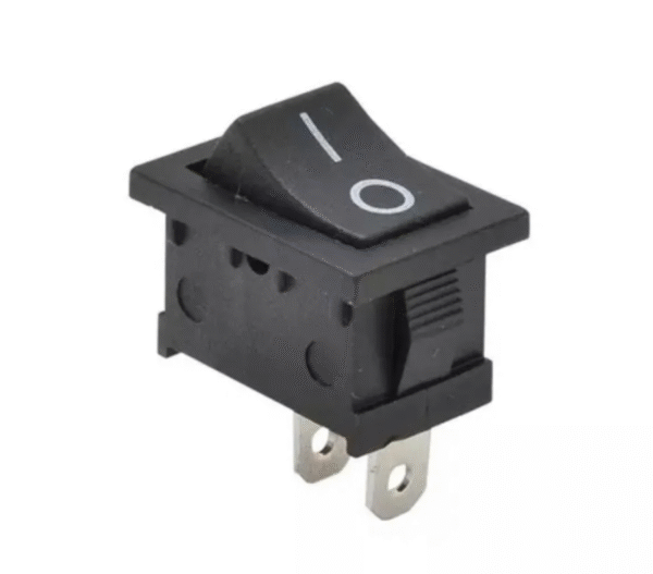 Chave Gangorra Kcd1-101 2t 2a/8a 250v Preta C/10 Unidades - Imagem 2