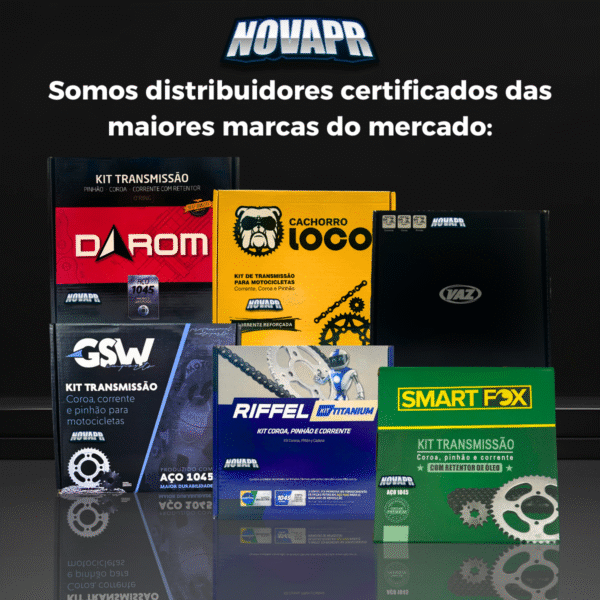 KIT CG 160 [TITAN/FAN/START/CARGO] (16-24) / CG 150 [START/CARGO/TITAN/FAN] (04-16) 44Z X 15Z C/CORRENTE 428H X 118L C/A - Image 6