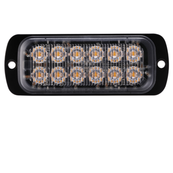 Mini Strobo Duplo 9,6 cm - 12-24v - Ambar - YL - Imagem 2