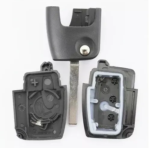 Carcaça Canivete Ford Focus New Fiesta 3 Botões Bananinha - Imagem 4