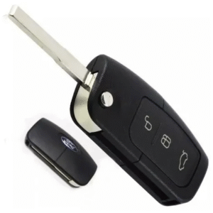 Carcaça Canivete Ford Focus New Fiesta 3 Botões Bananinha