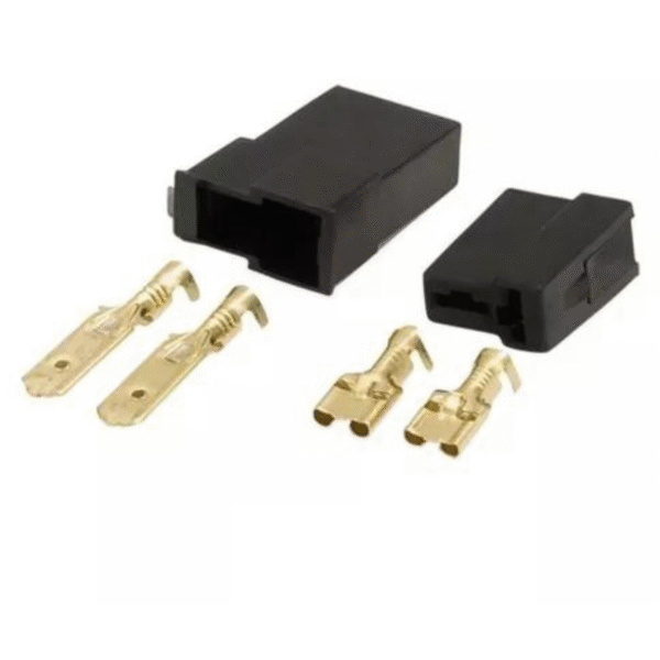 Kit 10 Par Terminal Conector 2vias Technoise Com Trava Preto - Imagem 3