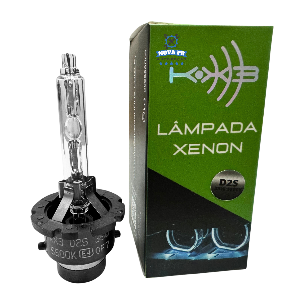 LAMPADA XENON D2S 35W 5500K - KX3 - Imagem 2