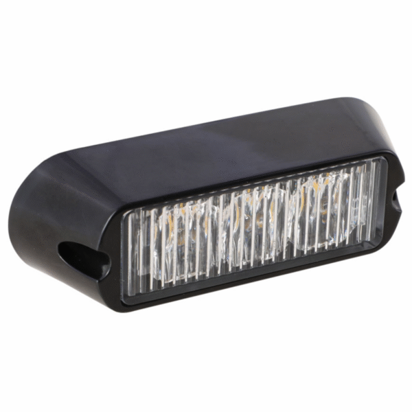Mini Strobo Com Moldura e Base de Borracha 10 cm - 12-24v - Ambar - YL - Imagem 2