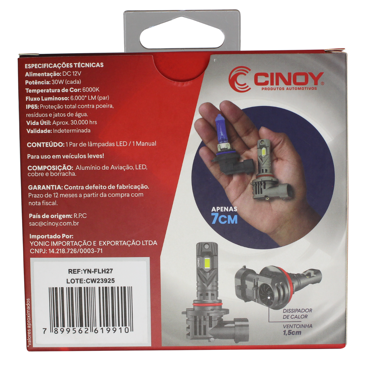 LAMPADA LED STAR 1:1 H27 - CINOY - Imagem 2