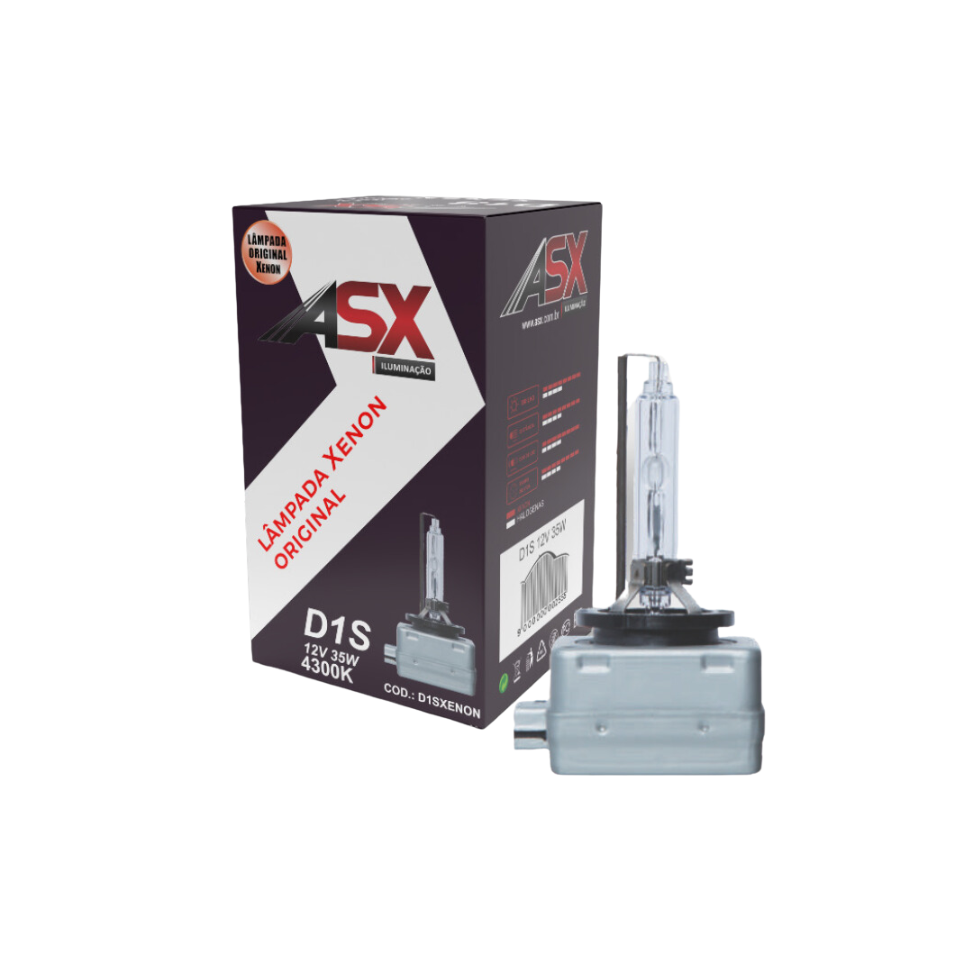 Lâmpada Xenon Original D1S - 4300K - 35W - 12V - ASX