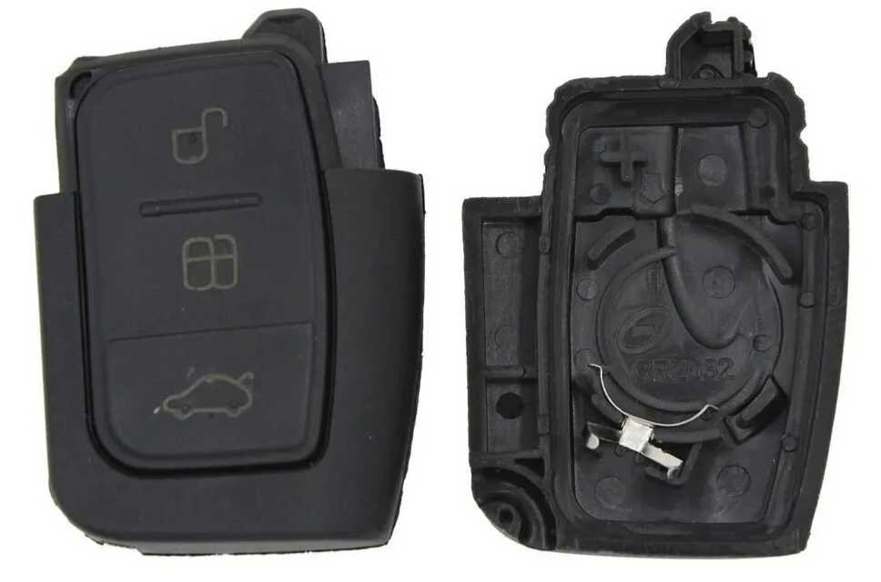 Carcaça Canivete Ford Focus New Fiesta 3 Botões Bananinha - Imagem 6