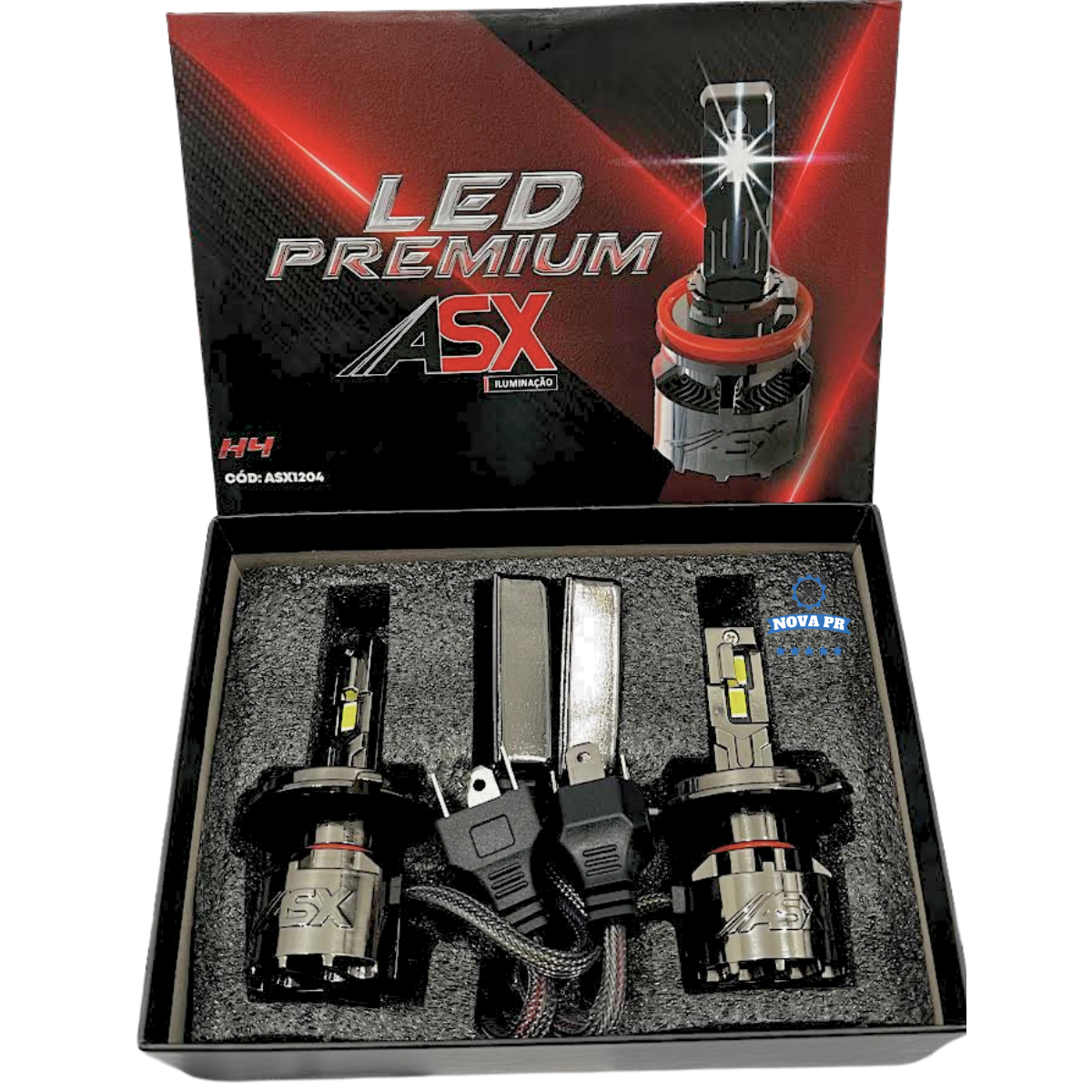 Led Premium CSP H4 - 100W - 15.000 Lumens - Bivolt - ASX - Imagem 4