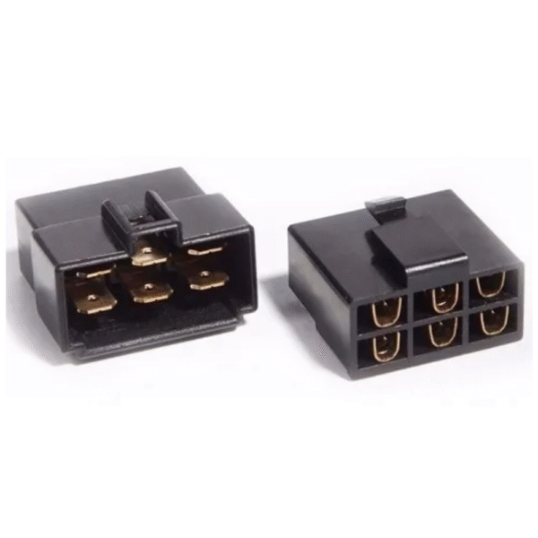 Kit Conector Technoise - EV - 6 Vias - 10 und - Trava - Preto