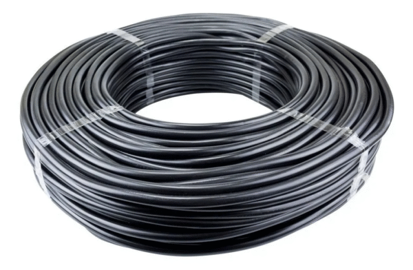 Cabo PP Circular Preto 6 X 1 mm 50 Metros Technoise