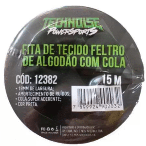 FITA DE TECIDO FELTRO DE ALGODAO - TECHNOISE - COM COLA - DY SERIES - 15M (PACOTE COM 1 PECA)