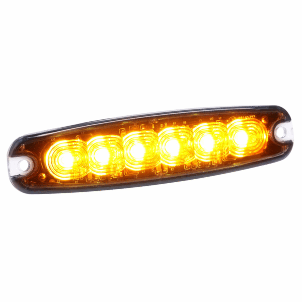 Mini Strobo Slim 13 cm - 12-24v - Ambar - YL - Imagem 3