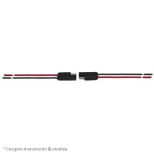 Chicote 02 Vias - Com Fio - 1mm - Pct - Technoise