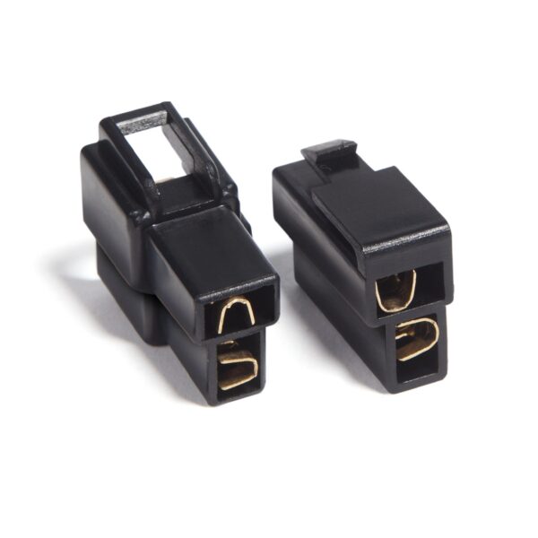 Kit 10 Par Terminal Conector 2vias Technoise Com Trava Preto - Imagem 2