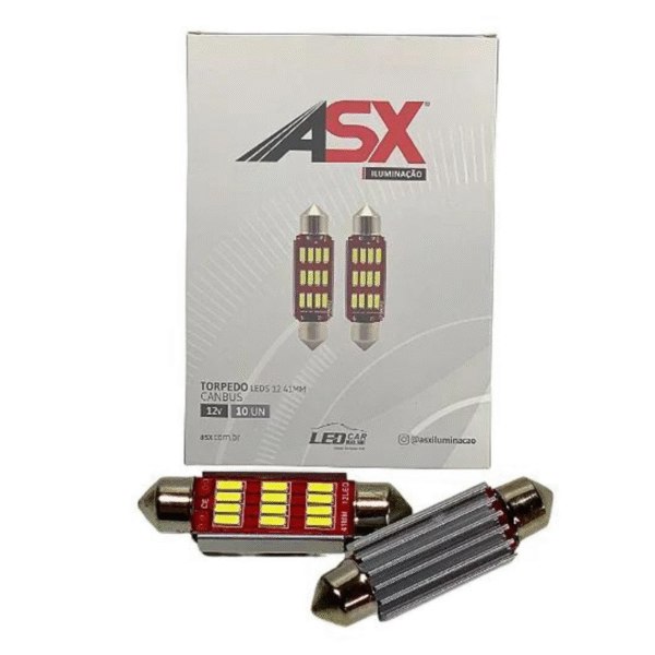 Lâmpada Torpedo 12 Led CSP Cambus 41mm -12v