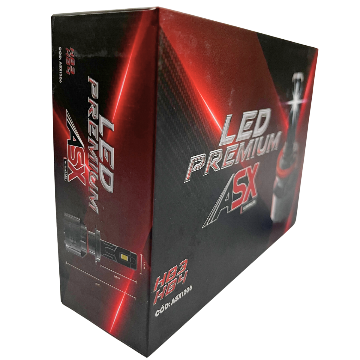 Led Premium CSP HB3/HB4 - 100W - 14.000 Lumens - Bivolt - ASX - Imagem 3