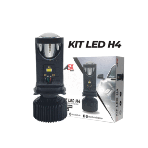 Kit Led H4 Elíptico - 50W - 7500 Lumens - Bivolt - ASX