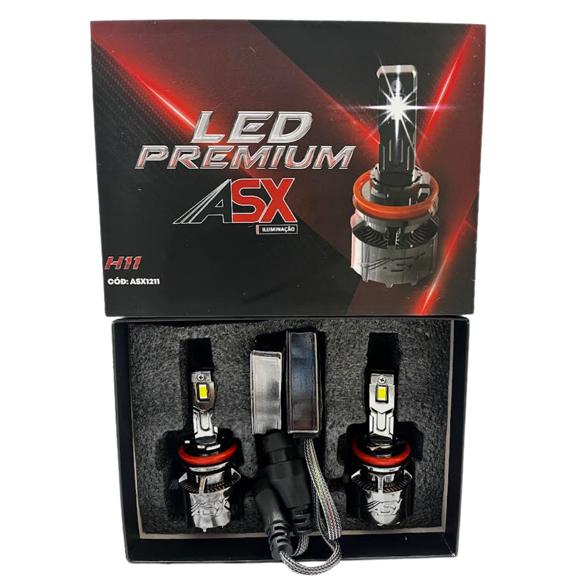 Led Premium CSP H11 - 100W - 15.000 Lumens - Bivolt - ASX - Imagem 4