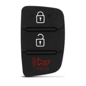 Capa Frontal Chave Hyundai HB20 3 Botões de Borracha